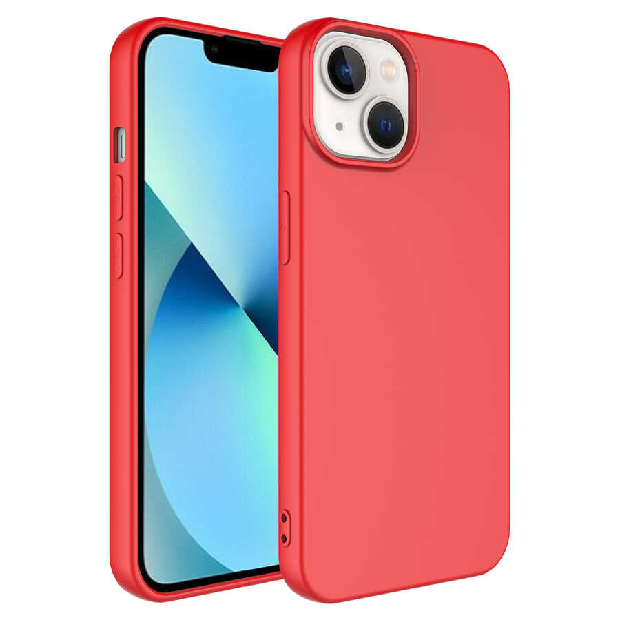 iPhone 14 Kılıf Zore Mara Lansman Kılıf - Kırmızı
