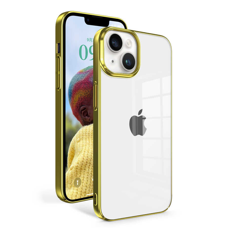 iPhone 14 Kılıf Zore Sun Kılıf - Gold