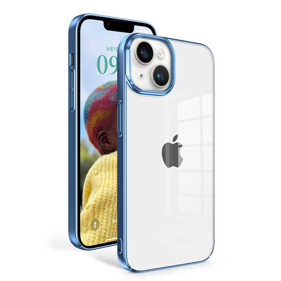 iPhone 14 Kılıf Zore Sun Kılıf - Mavi Açık