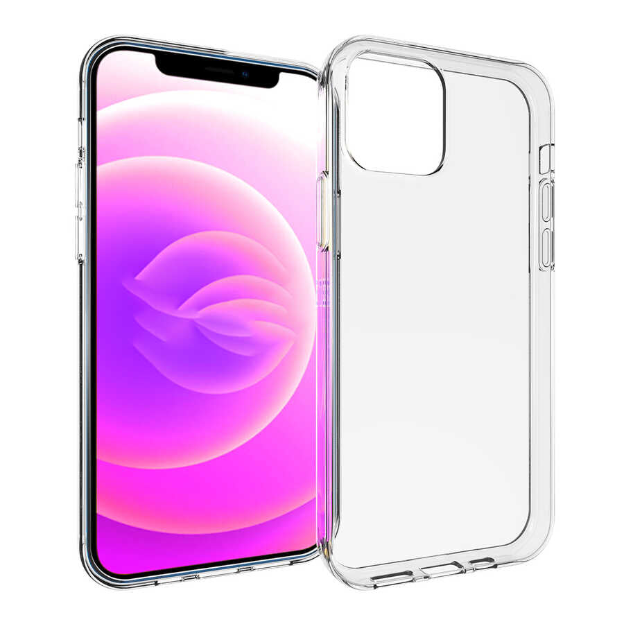 iPhone 14 Kılıf Zore Süper Silikon Kılıf - Renksiz