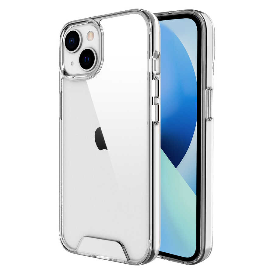 iPhone 14 Plus Kılıf Zore Gard Silikon - Renksiz