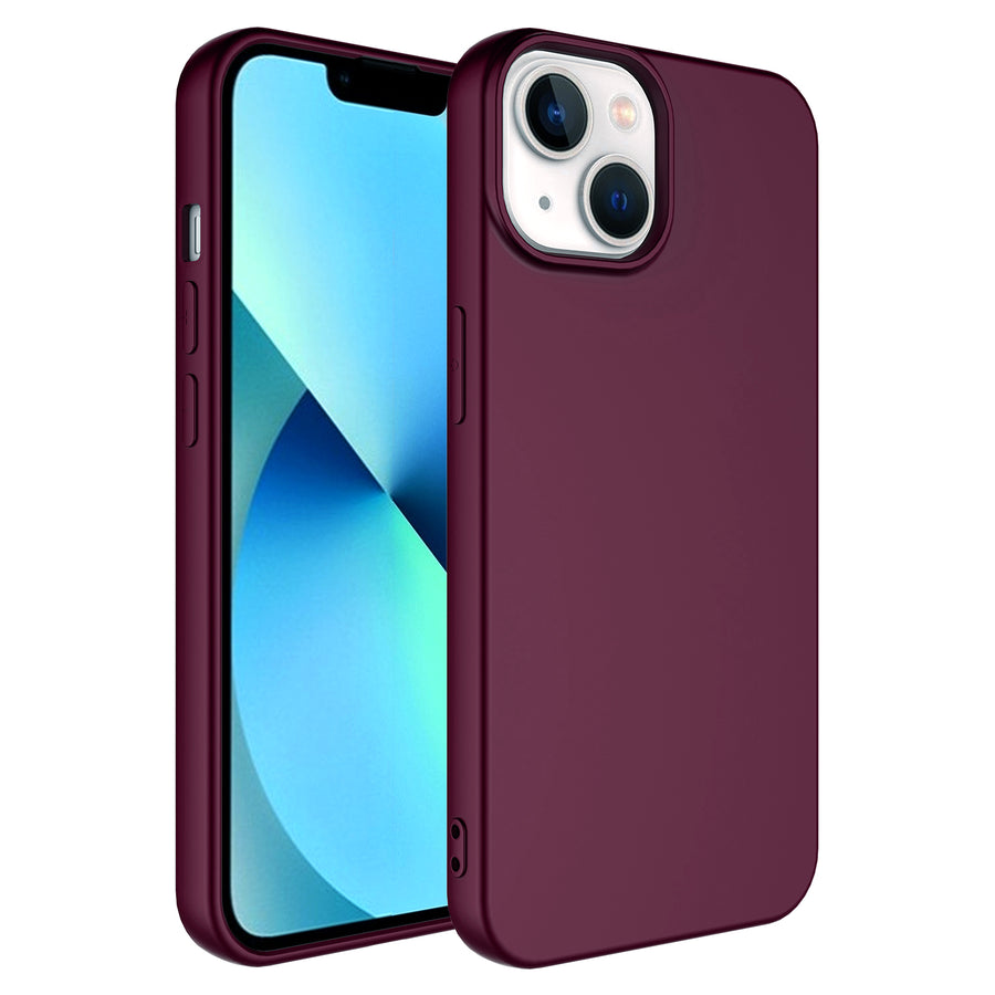 iPhone 14 Plus Kılıf Zore Mara Lansman Kılıf - Koyu Mor