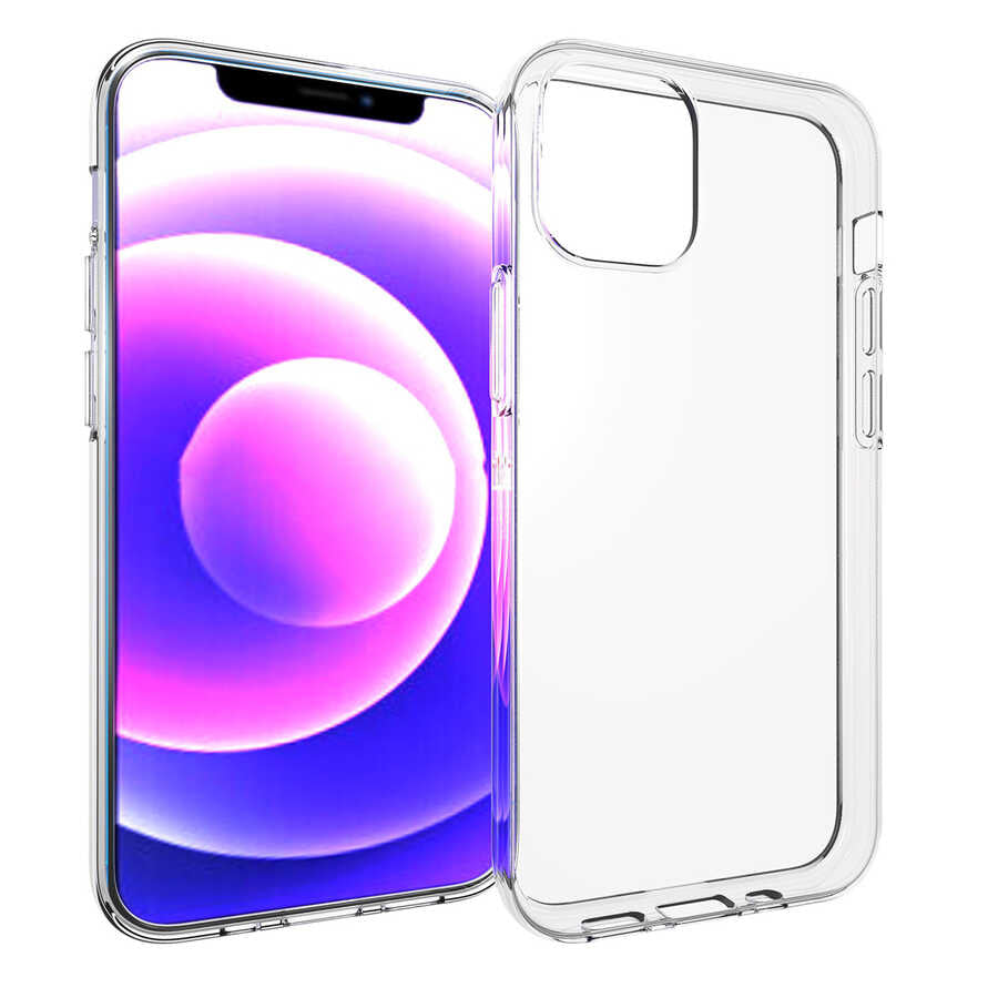 iPhone 14 Plus Kılıf Zore Süper Silikon Kılıf - Renksiz