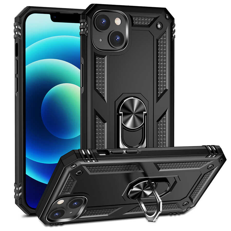iPhone 14 Plus Kılıf Zore Vega Kılıf - Siyah