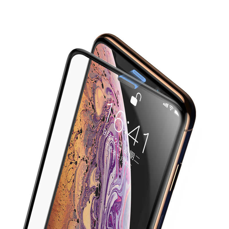 iPhone 14 Plus Zore Anti-Dust Temperli Ekran Koruyucu - Siyah