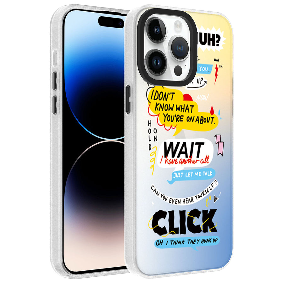 iPhone 14 Pro Kılıf Desenli Zore Dragon Sert Kılıf - Kelimeler