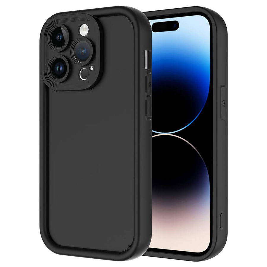 iPhone 14 Pro Kılıf Kamera Korumalı Zore Ananas Kılıf - Siyah