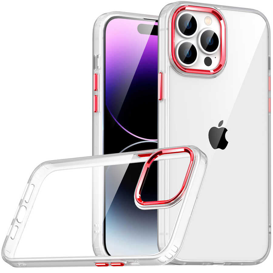 iPhone 14 Pro Kılıf Zore Flora Kılıf - Kırmızı
