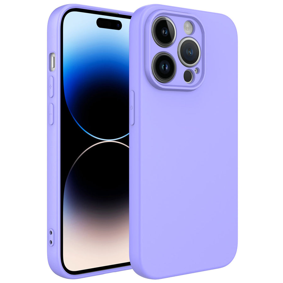 iPhone 14 Pro Kılıf Zore Kamera Korumalı Mara Lansman Kılıf - Lila