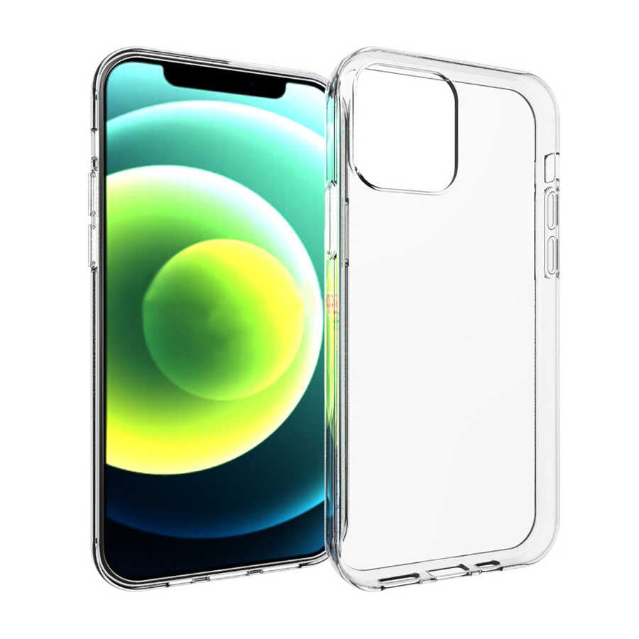 iPhone 14 Pro Kılıf Zore Süper Silikon Kılıf - Renksiz