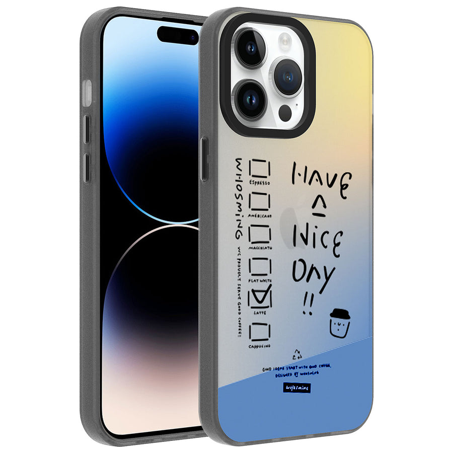 iPhone 14 Pro Max Kılıf Desenli Zore Dragon Sert Kılıf - Have