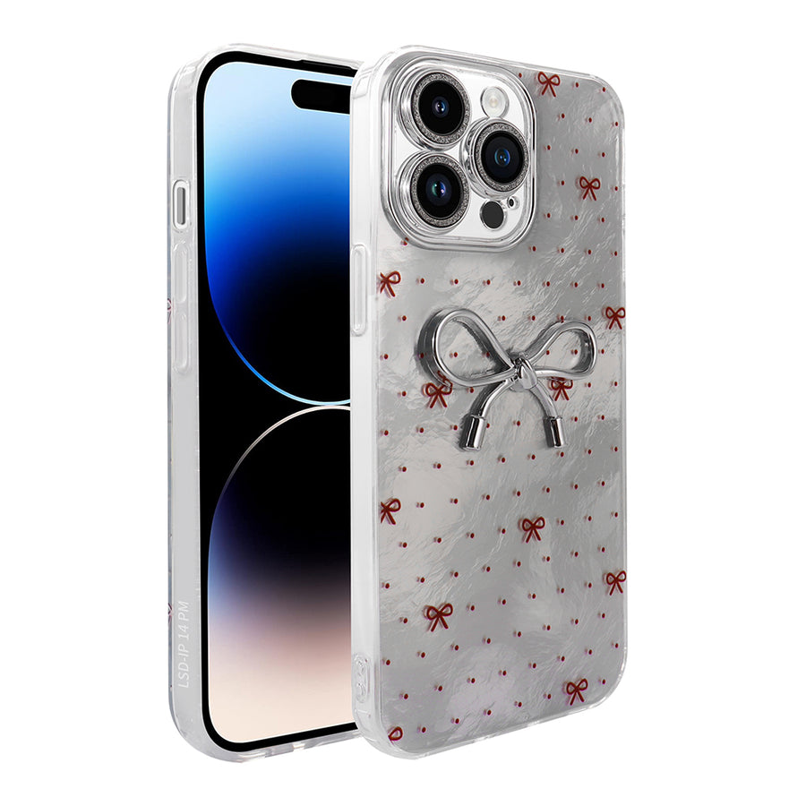 iPhone 14 Pro Max Kılıf Kamera Korumalı Figürlü Zore Ponti Silikon Kılıf - Açık Mavi