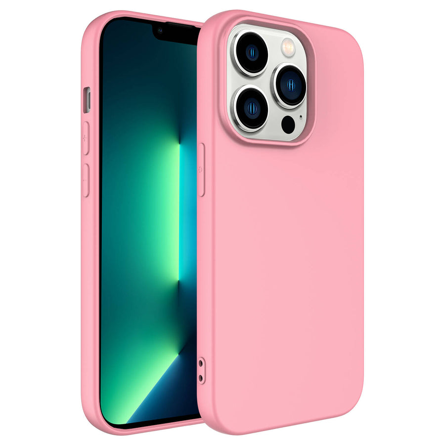 iPhone 14 Pro Max Kılıf Zore LSR Lansman Kılıf - Pembe Açık