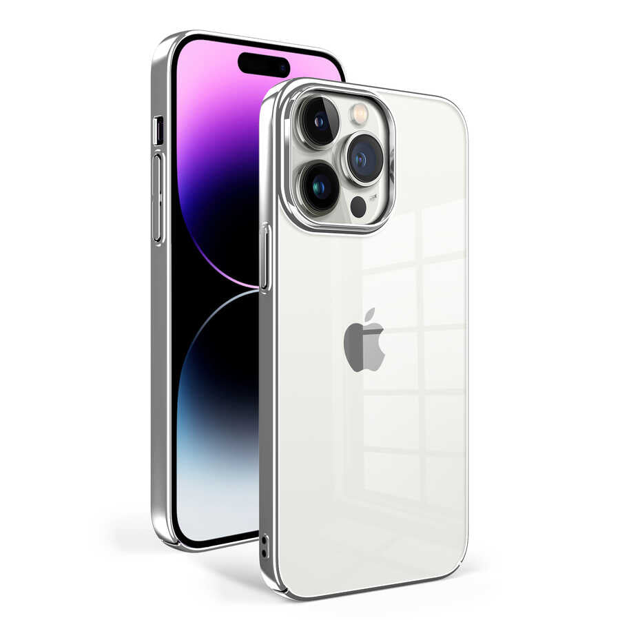 iPhone 14 Pro Max Kılıf Zore Sun Kılıf - Gümüş