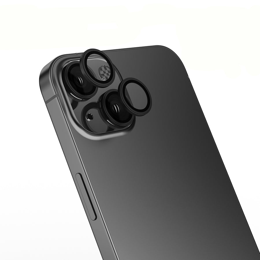 iPhone 14 Zore Mikro Kamera Lens Koruyucu - Siyah