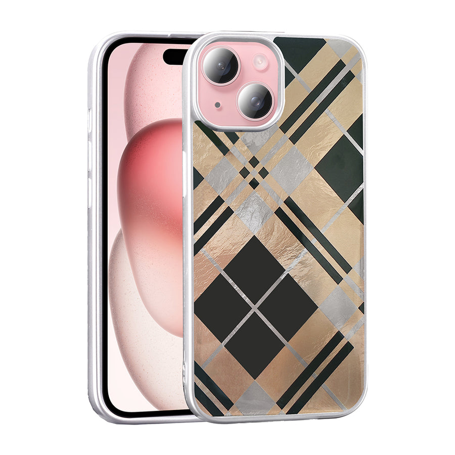 iPhone 15 Kılıf Desenli Zore Mep Kılıf - Geometrik