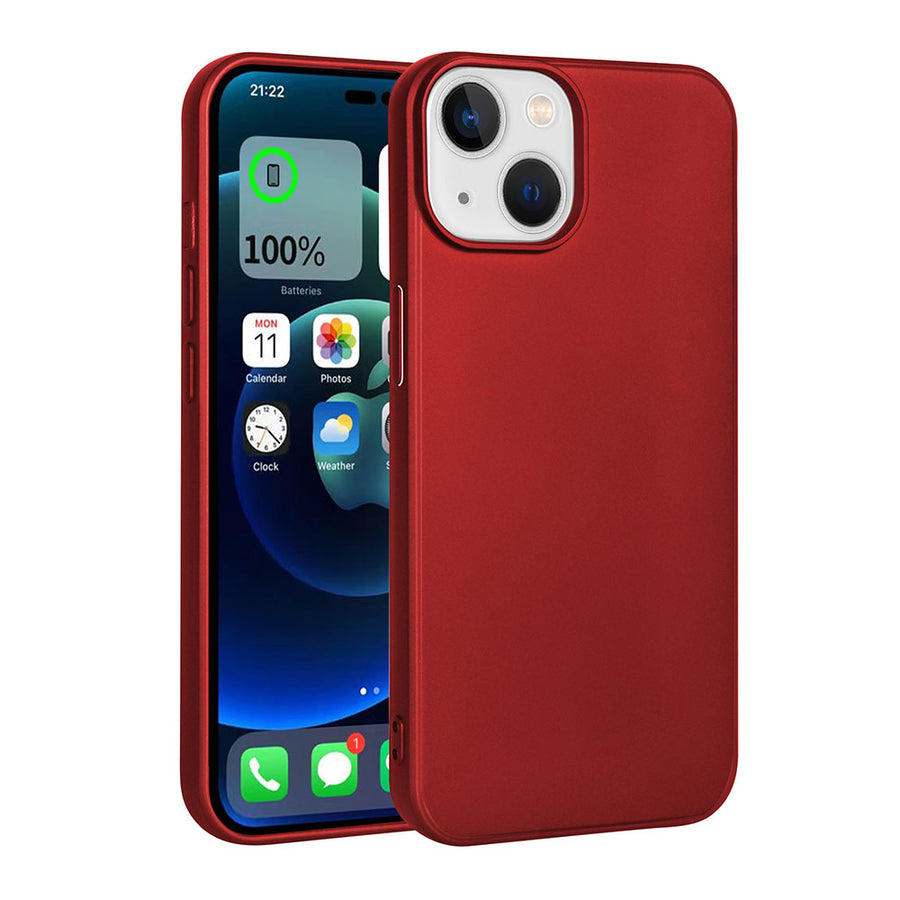 iPhone 15 Kılıf Zore Premier Silikon Kılıf - Kırmızı