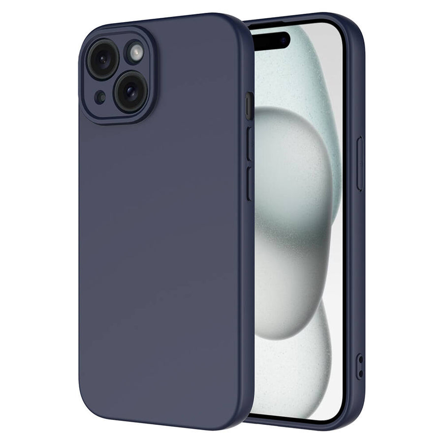iPhone 15 Plus Kılıf Zore Mara Lansman Kılıf - Lacivert