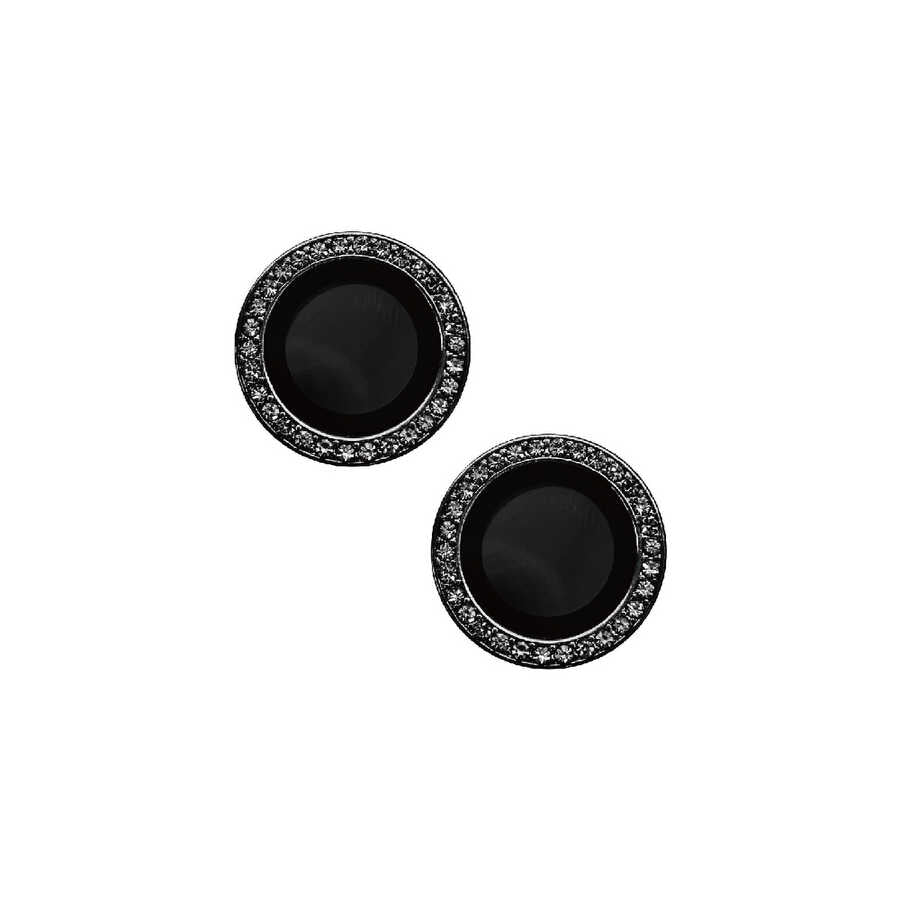 iPhone 15 Plus Zore CL-06 Kamera Lens Koruyucu - Siyah