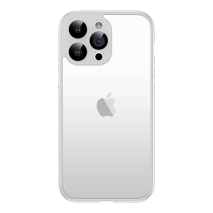 iPhone 15 Pro Kılıf Zore Kamera Korumalı Bontez Bumper - Gümüş