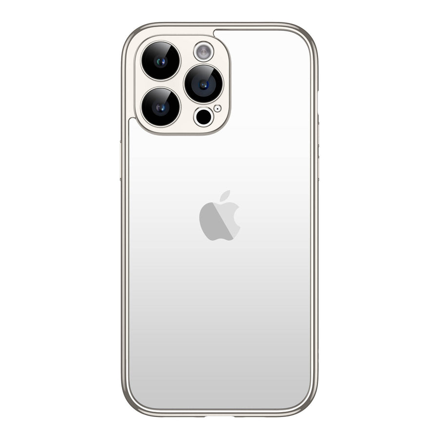 iPhone 15 Pro Kılıf Zore Kamera Korumalı Bontez Bumper - Titanyum