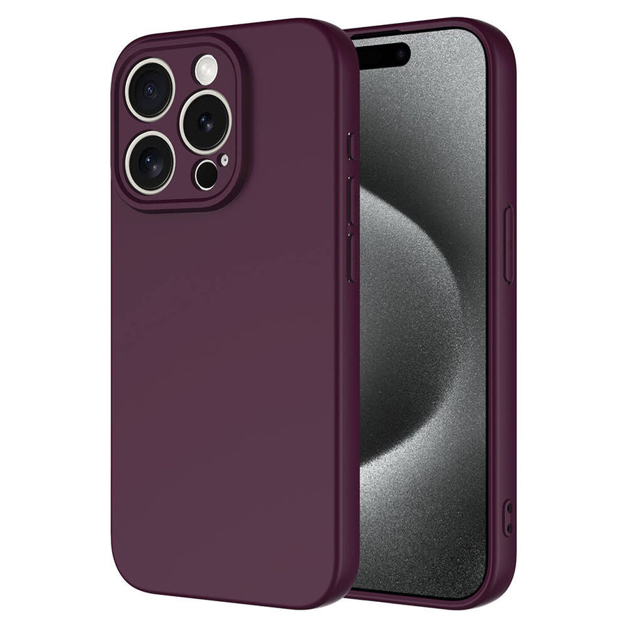 iPhone 15 Pro Kılıf Zore Mara Lansman Kılıf - Koyu Mor