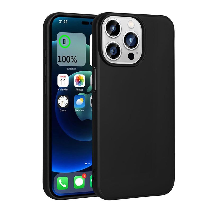 iPhone 15 Pro Kılıf Zore Premier Silikon Kılıf - Siyah