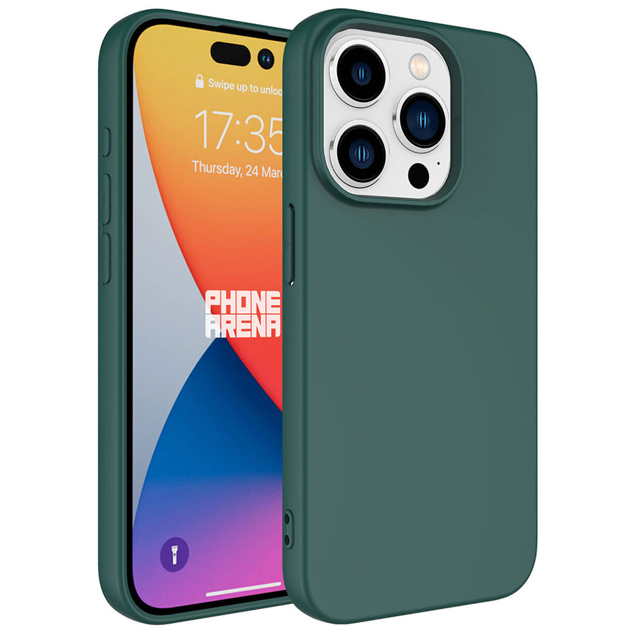 iPhone 15 Pro Max Kılıf Zore LSR Lansman Kılıf - Koyu Yeşil