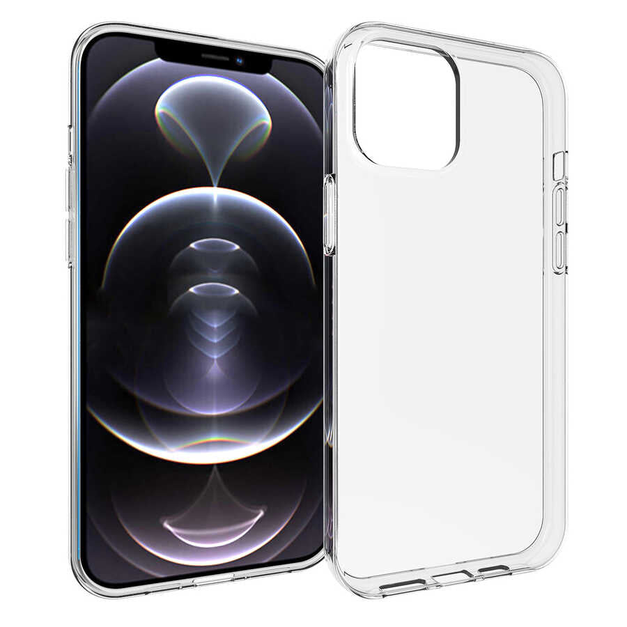 iPhone 15 Pro Max Kılıf Zore Süper Silikon Kılıf - Renksiz