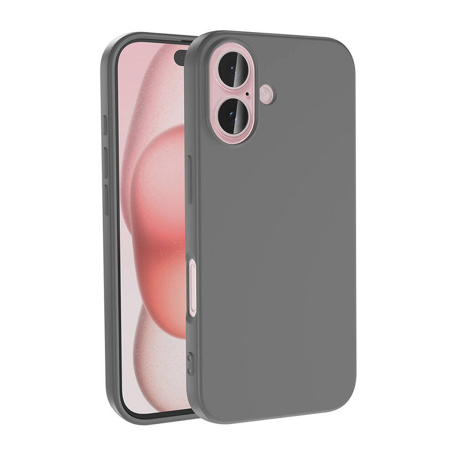 iPhone 16 Plus Kılıf Zore LSR Lansman Kılıf - Titanyum-Gri