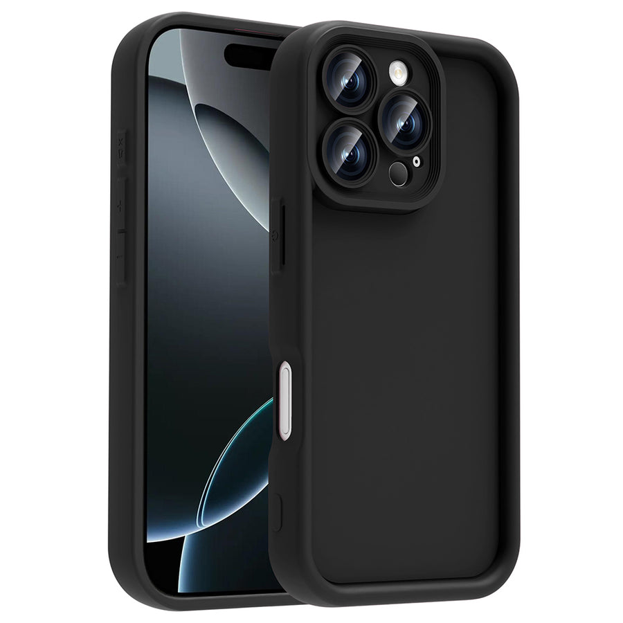 iPhone 16 Pro Kılıf Kamera Korumalı Zore Ananas Kılıf - Siyah