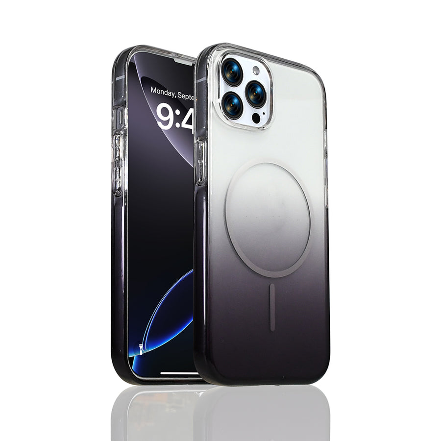iPhone 16 Pro Max Kılıf M-Safe Şarj Özellikli Zore Septik Silikon Kılıf - Siyah