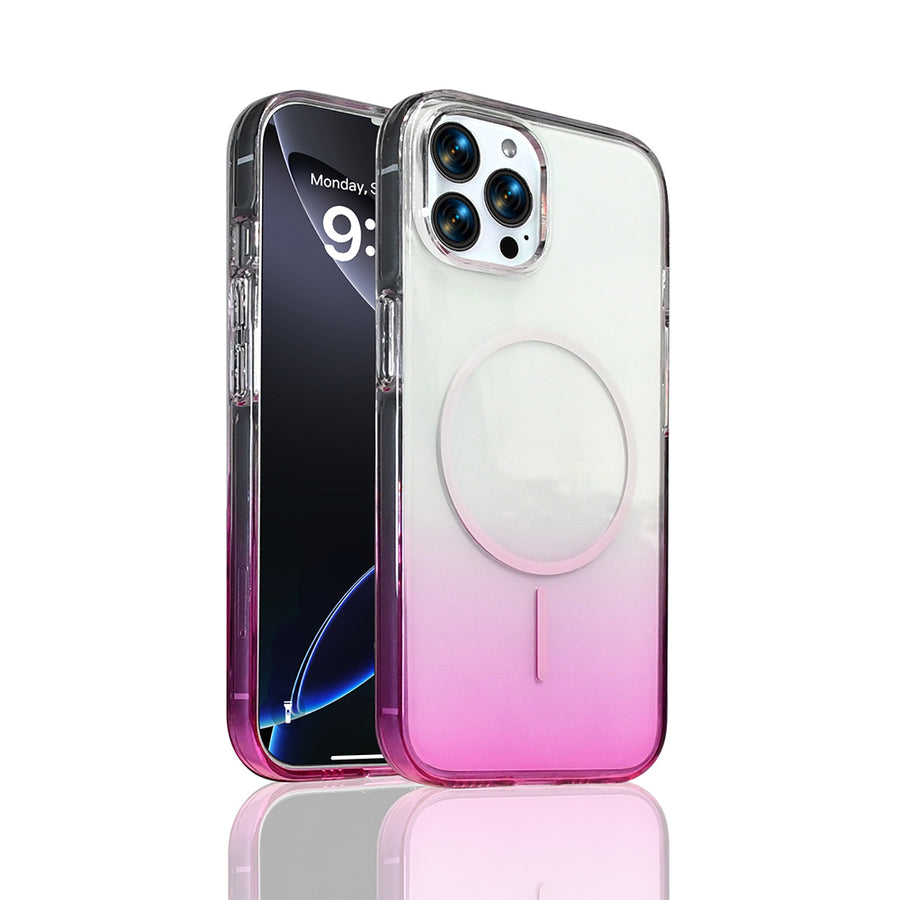 iPhone 16 Pro Max Kılıf M-Safe Şarj Özellikli Zore Septik Silikon Kılıf - Mor