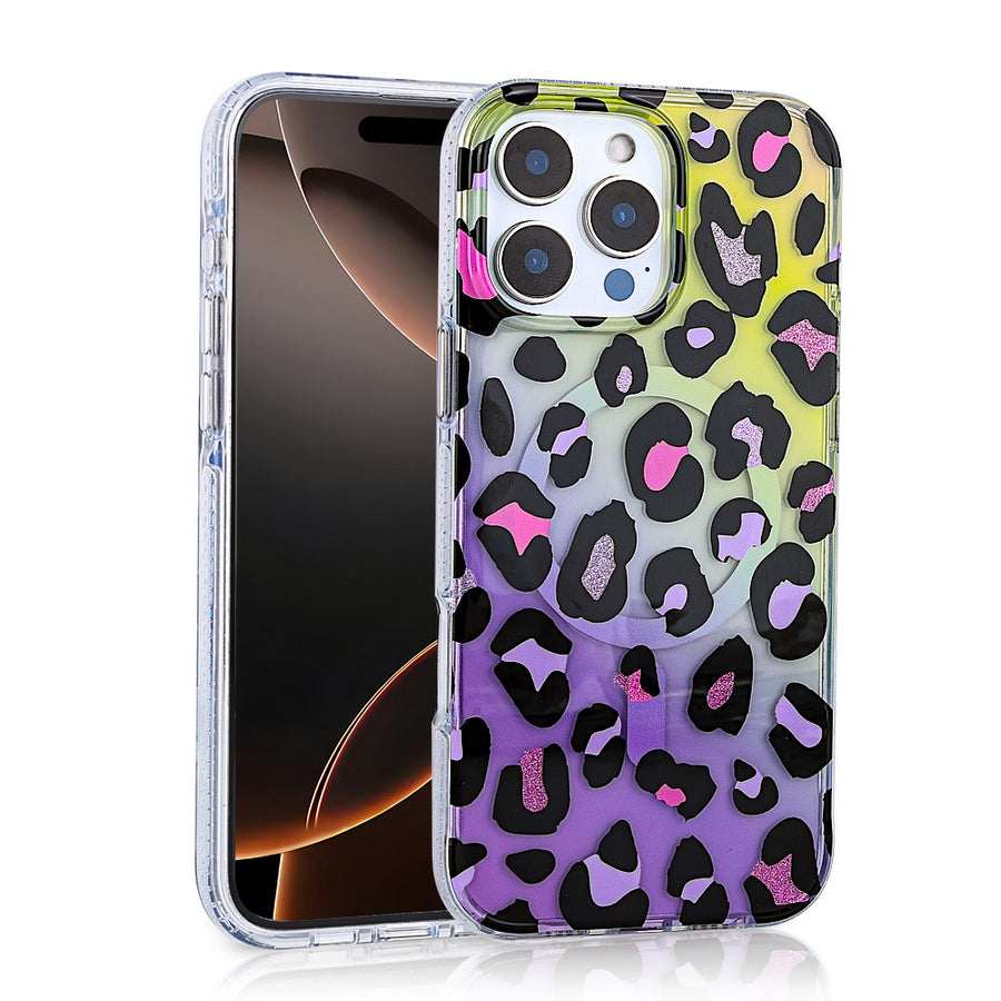 iPhone 16 Pro Max Kılıf M-safe Şarj Özellikli Zore Jago Kılıf - Colorful
