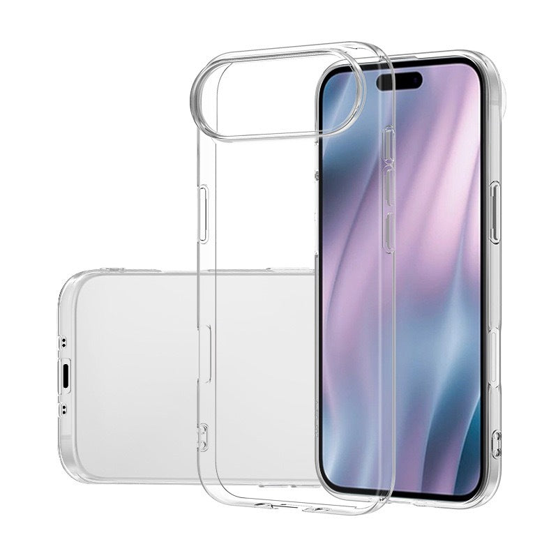 iPhone 17 Air Kılıf Zore Süper Silikon Kılıf - Şeffaf