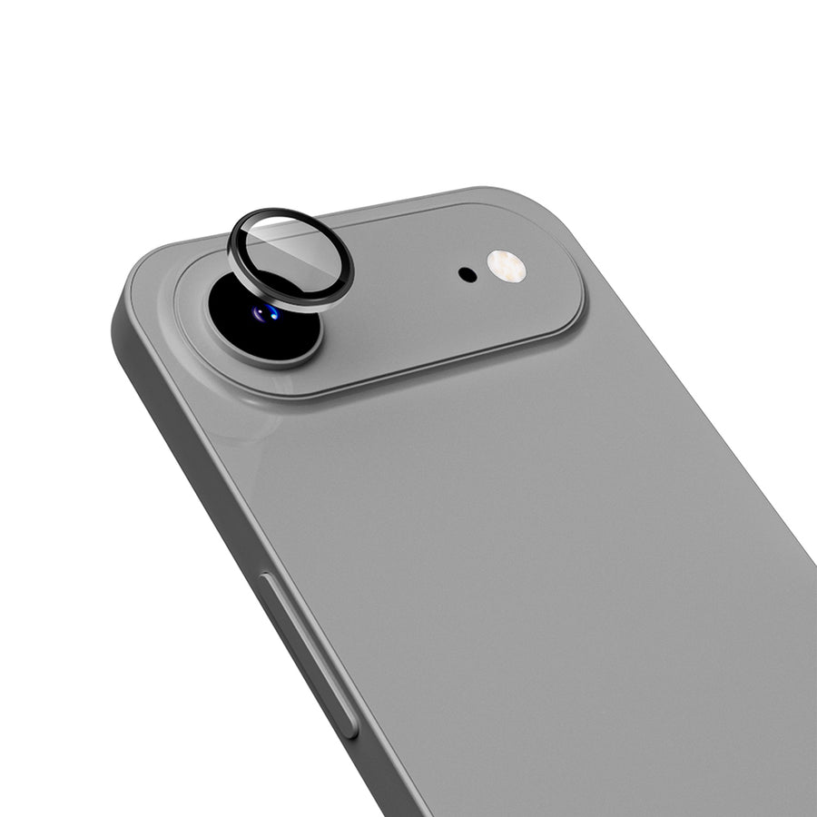 iPhone 17 Air Zore Mikro Kamera Lens Koruyucu - Gri