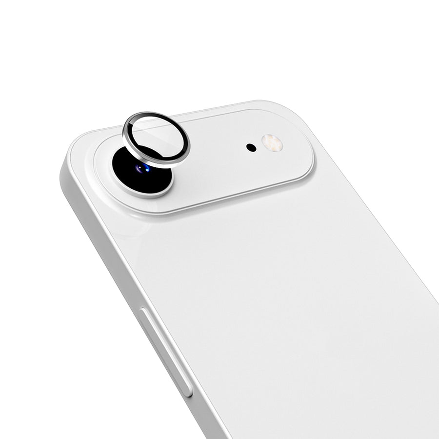 iPhone 17 Air Zore Mikro Kamera Lens Koruyucu - Gümüş
