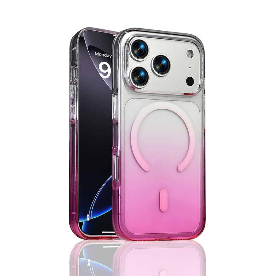 iPhone 17 Pro Max Kılıf M-Safe Şarj Özellikli Zore Septik Silikon Kılıf - Mor