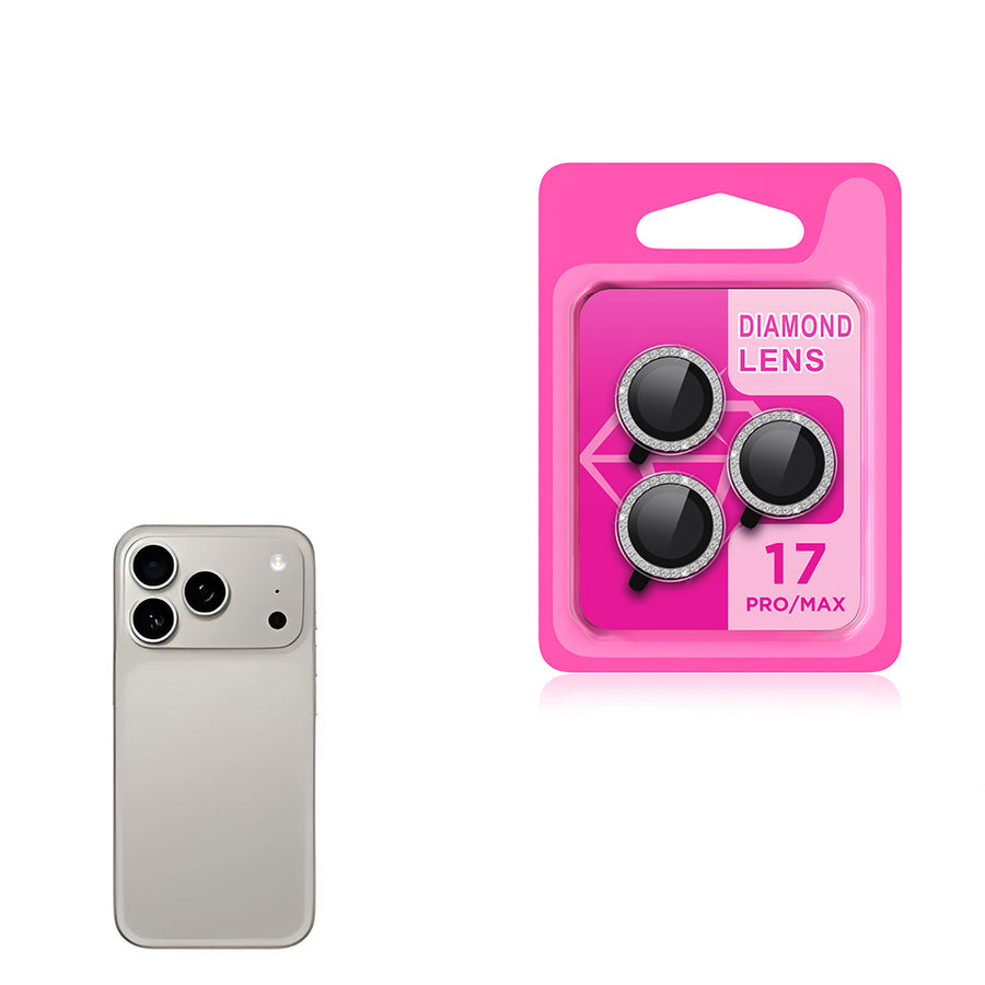 iPhone 17 Pro Max Zore CL-06 Kamera Lens Koruyucu - Titanyum-Gri