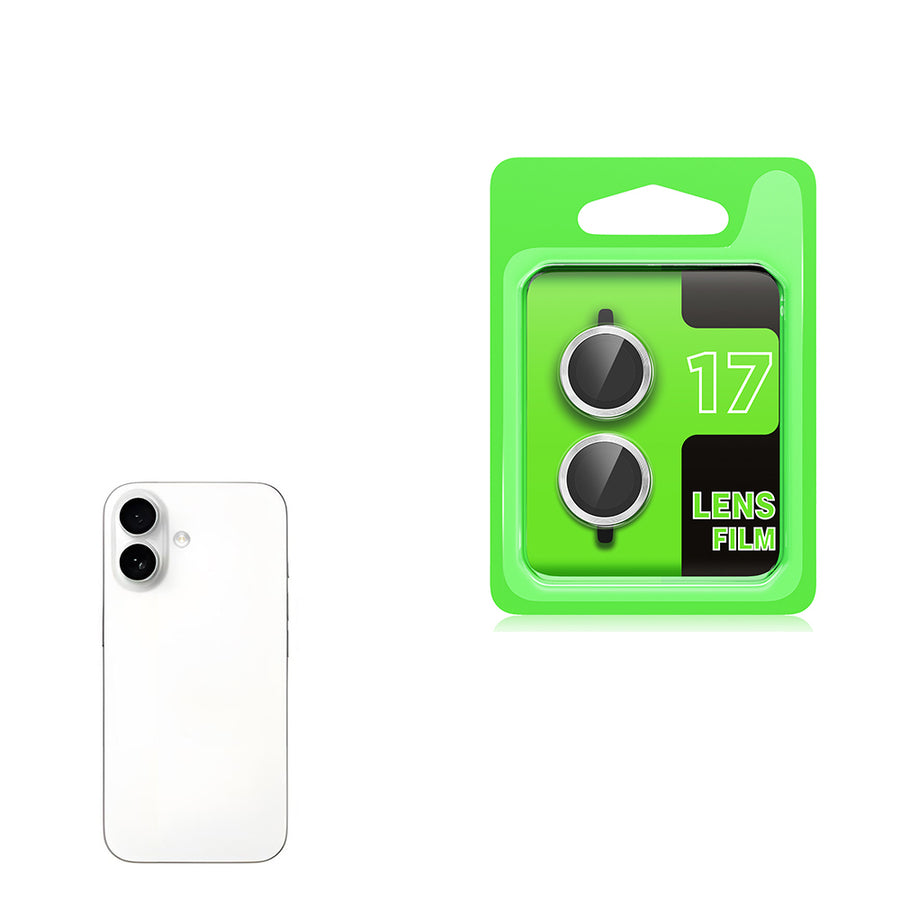 iPhone 17 Zore CL-07 Kamera Lens Koruyucu - Gümüş
