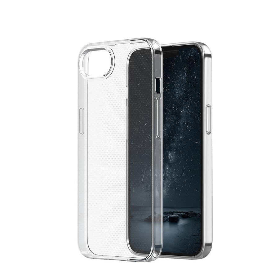 iPhone 17E Kılıf Zore Süper Silikon Kılıf - Şeffaf