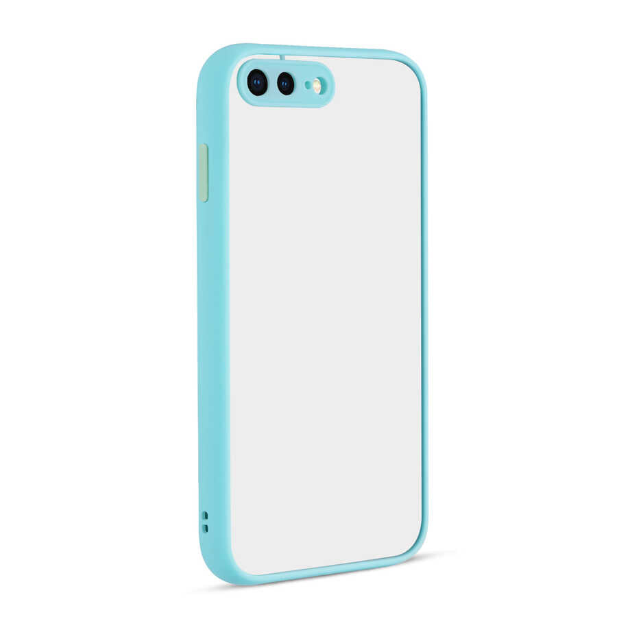 iPhone 8 Plus Kılıf Zore Hux Kılıf - Turkuaz