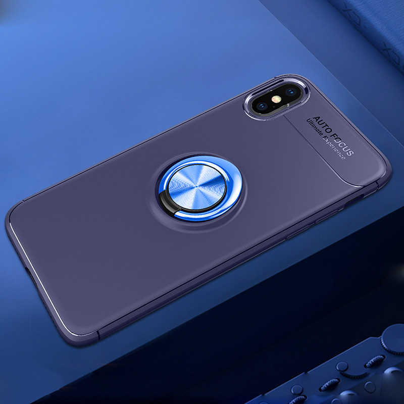 iPhone X Kılıf Zore Ravel Silikon Kılıf - Mavi