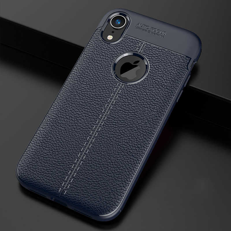 iPhone XR 6.1 Kılıf Zore Niss Silikon Kılıf - Lacivert
