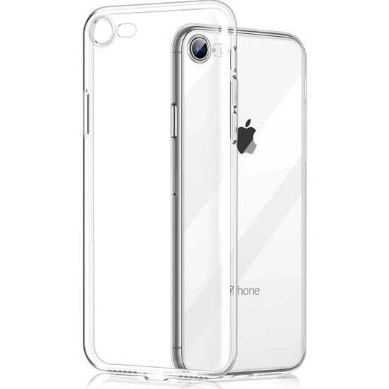 iPhone XR 6.1 Kılıf Zore Süper Silikon Kılıf - Renksiz