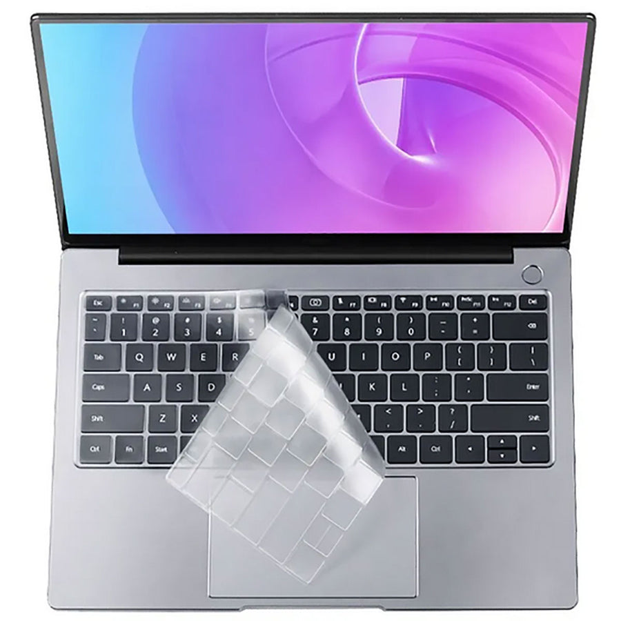 Macbook 13.6' Air M3 A3113 Zore Klavye Koruyucu Transparan Buzlu Silikon Ped - Renksiz
