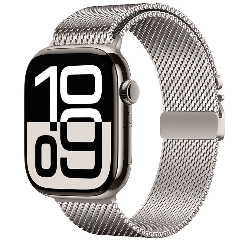 Watch 10 42mm Zore KRD-121 Metal Hasır Kordon - Starlight
