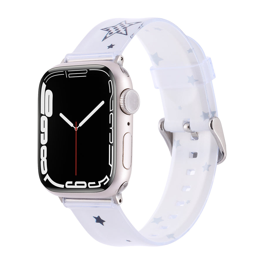 Watch 10 42mm Zore KRD-156 Silikon Kordon - Küçük Yıldız