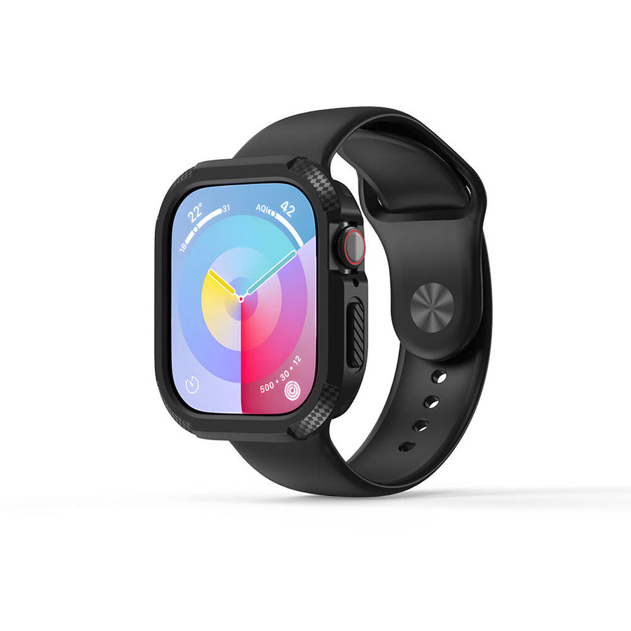 Watch 10 46mm Silikon TPU Kasa Koruyucu Zore Watch Gard 17 - Siyah