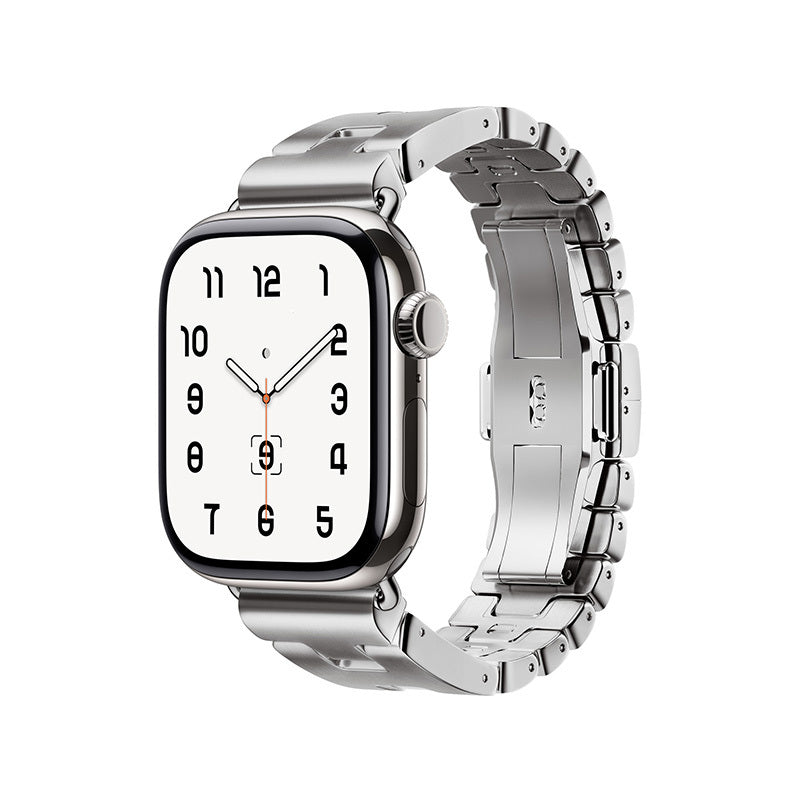Watch 10 46mm Zore KRD-125 Metal Kordon Strap Kayış - Gümüş